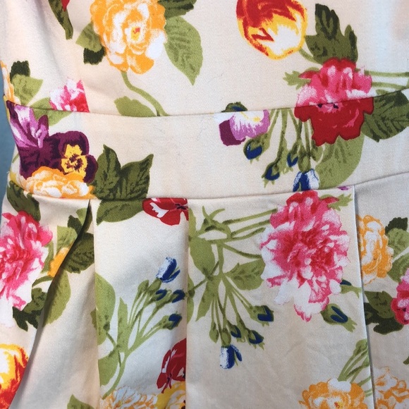 FLORAL MINI DRESS BARBIECORE BARBIE COTTON SUNDRESS SASH TIE “HAVE” Size… - Picture 5 of 16